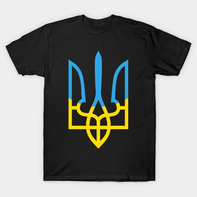 Ukraine trident T-Shirt by TaipsArts